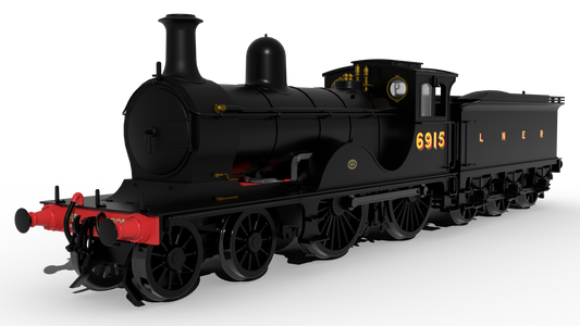 Rapido 959508 GNoSR V Class No.6915, LNER Unlined Black, DCC Sound Fitted, OO Gauge *PRE ORDER £293.21*