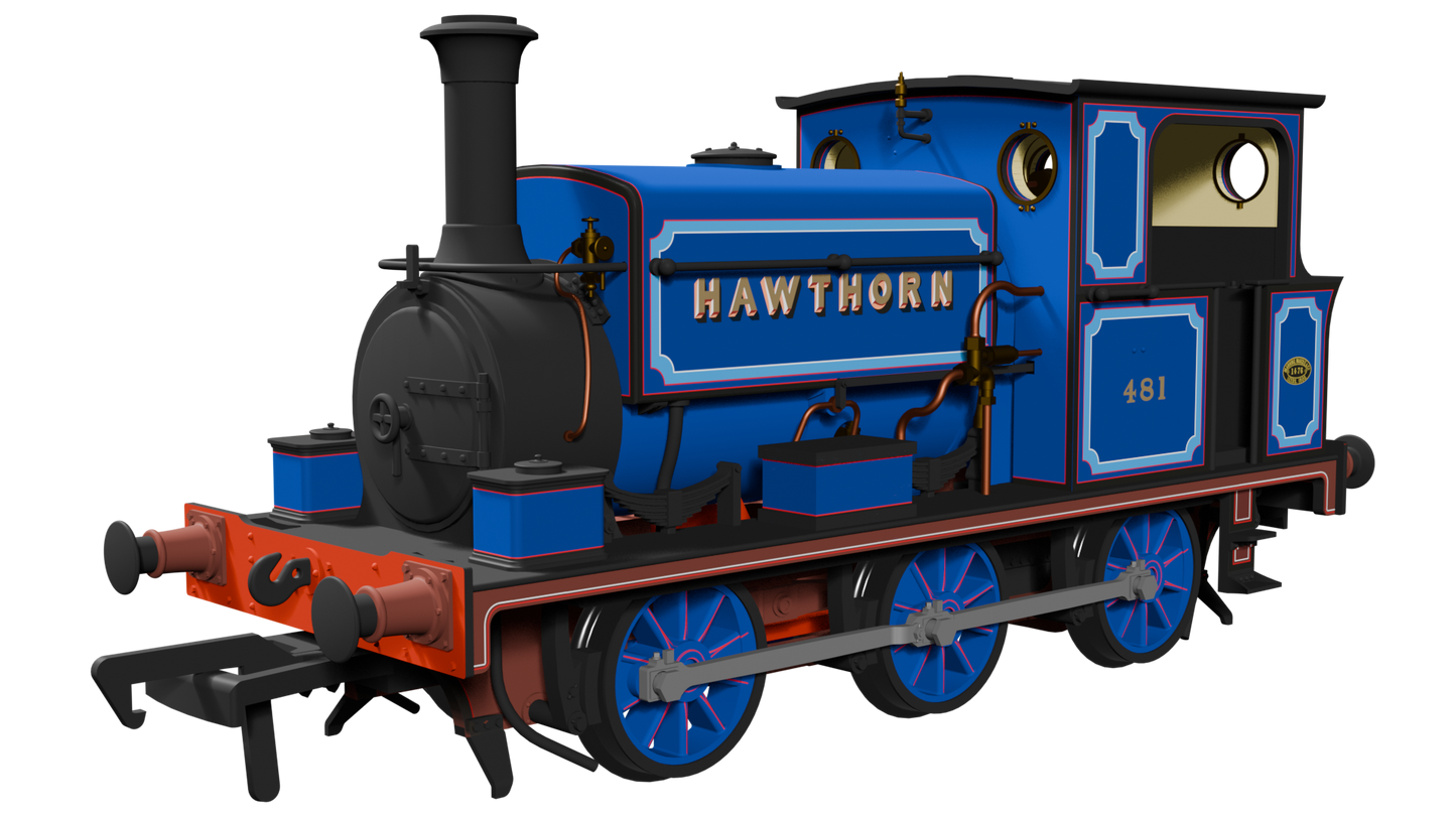 Rapido 960010 Manning Wardle L Class - Hawthorn (what-if) - DCC Ready OO Gauge