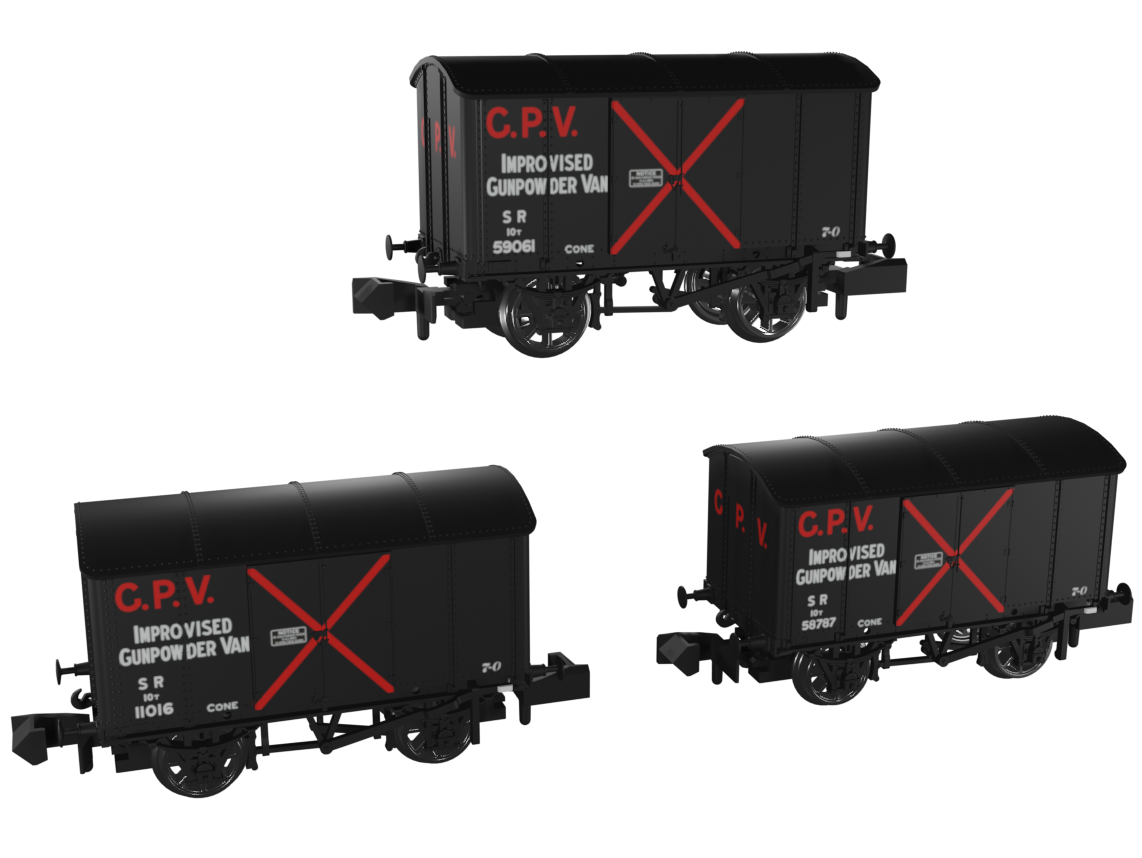 Rapido 961005 Iron Mink - SR at War Triple Pack, N Gauge