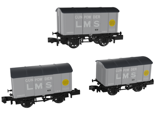 Rapido 961006 Not Quite Minks - LMS Acid Triple Pack, N Gauge