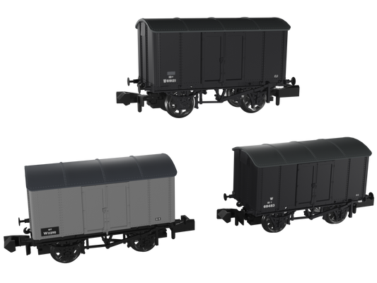 Rapido 961011 Iron Mink - BR (W) Triple Pack, N Gauge
