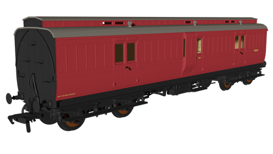 Rapido 978230 BR Crimson 'Evolution' Non-Corridor Full Brake No.E51065E, OO Gauge *PRE ORDER £59.46*