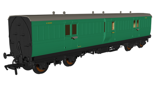 Rapido 978236 BR Malachite 'Evolution' Non-Corridor Full Brake No.S9995, OO Gauge *PRE ORDER £59.46*