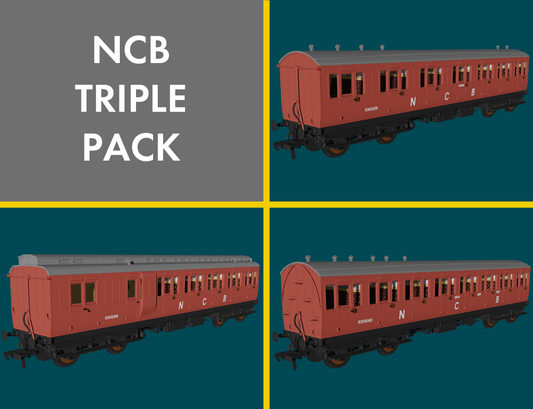 Rapido 978237 NCB 'Evolution' Non-Corridor Carriage Pack, OO Gauge *PRE ORDER £169.96*