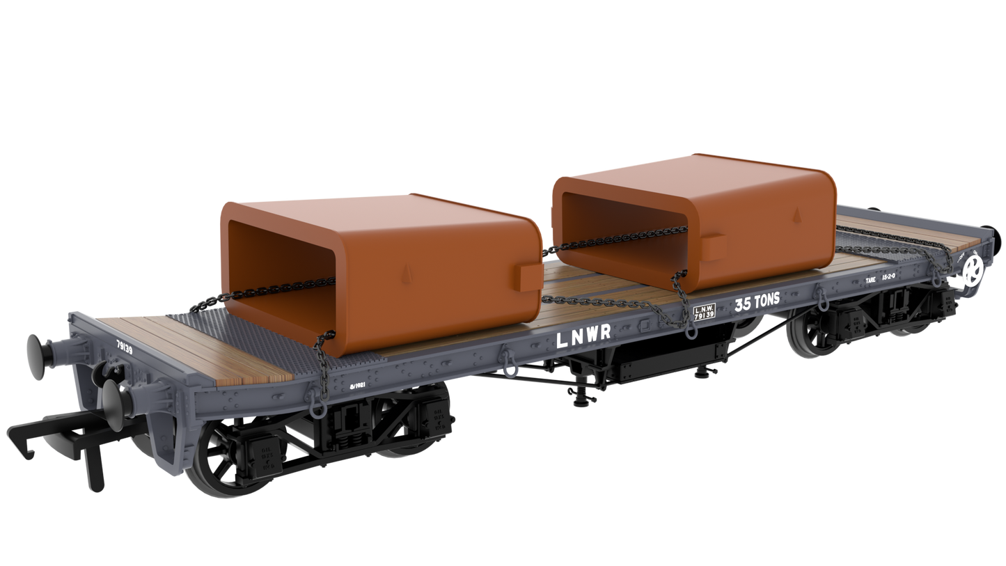 Rapido 985005 WD 35T Rectank No.79139 - LNWR Grey (Mould Load) OO Gauge *PRE ORDER £49.46*