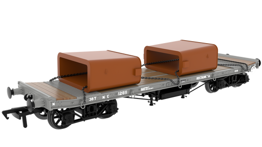 Rapido 985011 WD 35T Rectank No.12811 - LNER Grey (post-36) (Mould Load) OO Gauge *PRE ORDER £49.46*