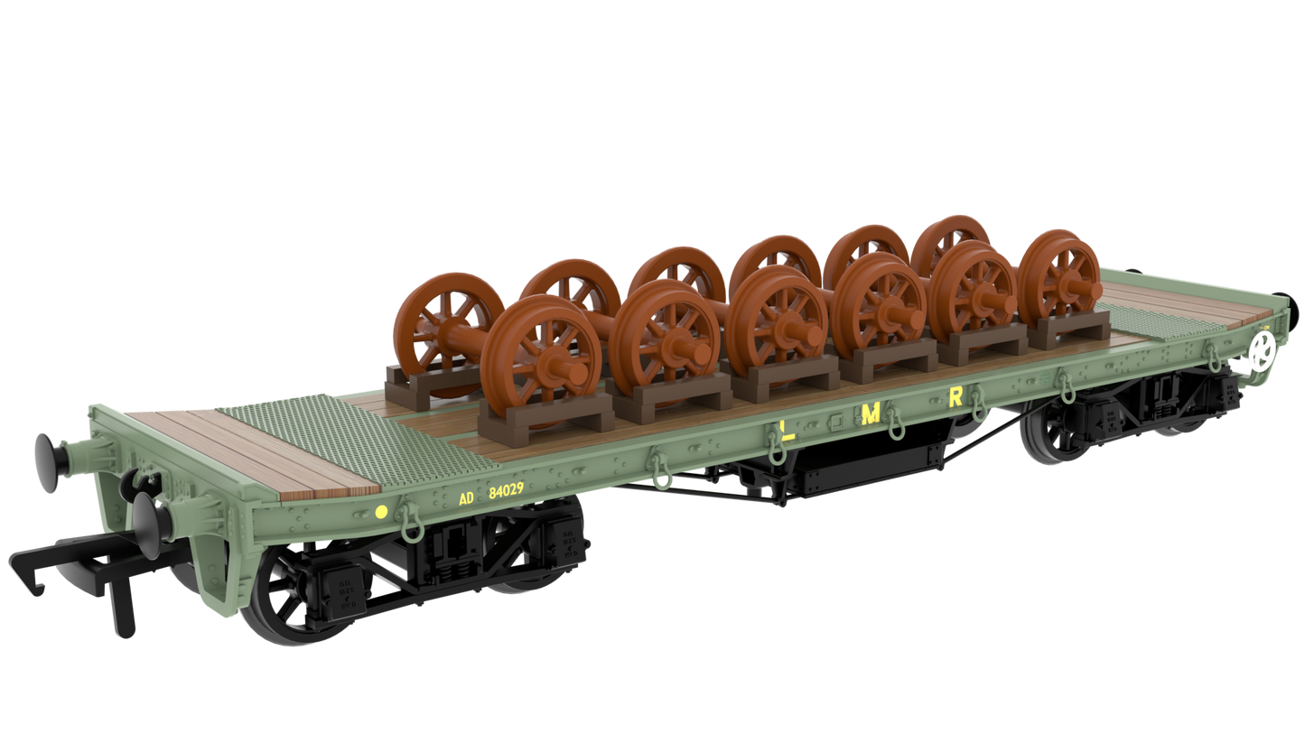 Rapido 985017 WD 35T Rectank No.AD84029 - LMR Green (Wheel Load) OO Gauge *PRE ORDER £49.46*