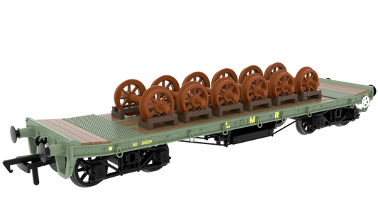 Rapido 985017 WD 35T Rectank No.AD84029 - LMR Green (Wheel Load) OO Gauge *PRE ORDER £49.46*