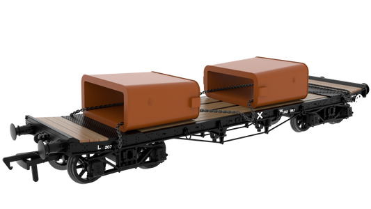Rapido 985019 WD 35T Rectank No.L207 - Industrial Black (GKN) (Moulds Load) OO Gauge *PRE ORDER £49.46*