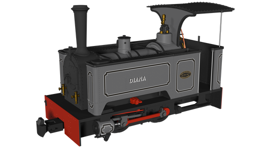 Rapido 986001 Kerr Stuart Sirdar 'Diana', Lined Grey, DCC Ready, OO9 Gauge *PRE ORDER £118.96*