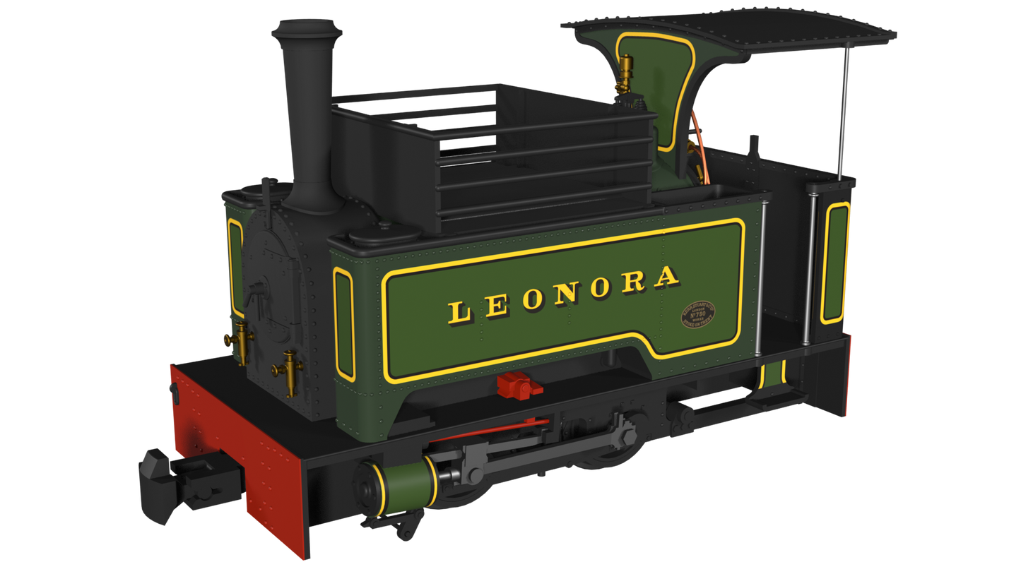 Rapido 986002 Kerr Stuart Sirdar 'Leonora', Lined Green, DCC Ready, OO9 Gauge *PRE ORDER £118.96*