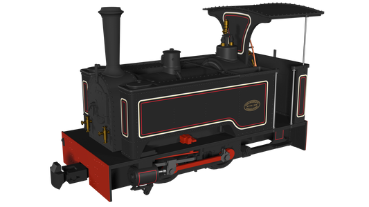 Rapido 986503 Kerr Stuart Sirdar, Lined Black, DCC Fitted, OO9 Gauge *PRE ORDER £152.96*