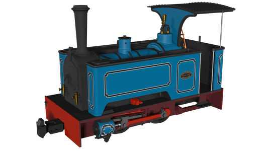 Rapido 986004 Kerr Stuart Sirdar, Lined Blue, DCC Ready, OO9 Gauge *PRE ORDER £118.96*