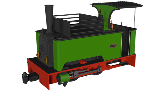 Rapido 986507 Kerr Stuart Sirdar, Plain Green, DCC Fitted, OO9 Gauge *PRE ORDER £152.96*