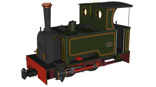 Rapido 986704 Kerr Stuart 'What If' Short Tank Sirdar, Lined Green, DCC Fitted, OO9 Gauge *PRE ORDER £152.96*