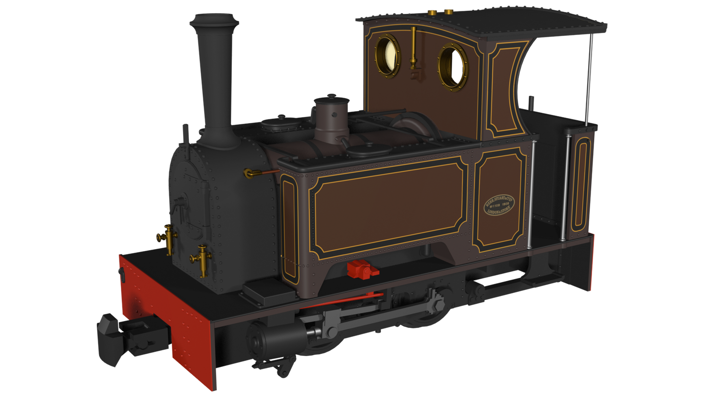 Rapido 986705 Kerr Stuart 'What If' Short Tank Sirdar, Lined Umber, DCC Fitted, OO9 Gauge *PRE ORDER £152.96*