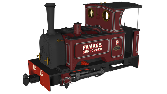 Rapido 986706 Kerr Stuart 'What If' Short Tank Sirdar, G. Fawkes Lined Maroon, DCC Fitted, OO9 Gauge *PRE ORDER £152.96*