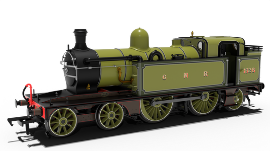 Rapido 989502 GNR C2 Tank, No.1528 GNR Lined Green, DCC Sound Fitted, OO Gauge *PRE ORDER £250.71*