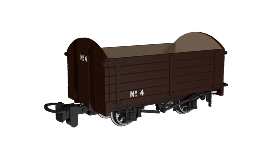 Rapido 990001 Dropside Open, Plain Brown No.4, OO9 Gauge *PRE ORDER £23.36*