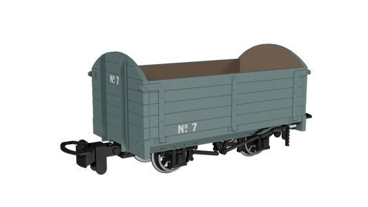Rapido 990003 Dropside Open, Plain Grey No.7, OO9 Gauge *PRE ORDER £23.36*