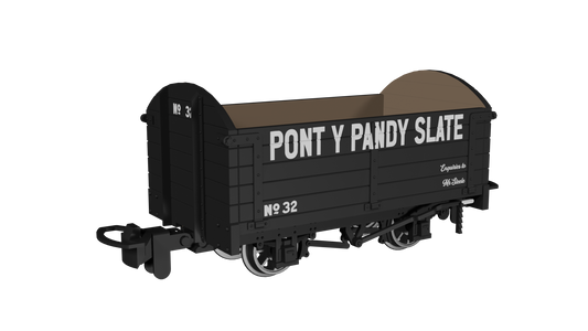 Rapido 990007 Dropside Open, Pont y Pandy Slate No.32, OO9 Gauge *PRE ORDER £23.36*