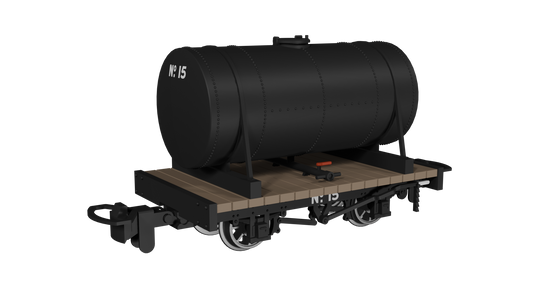 Rapido 990101 Cylindrical Tank, Plain Black No.15, OO9 Gauge *PRE ORDER £25.16*
