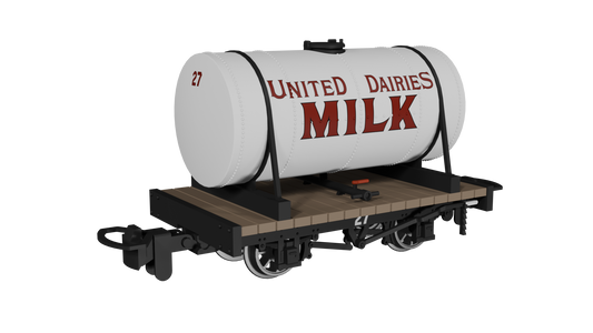 Rapido 990103 Cylindrical Tank, United Dairies No.27, OO9 Gauge *PRE ORDER £25.16*