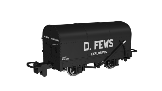 Rapido 990205 Gunpowder Van, D. Fews Explosives, OO9 Gauge *PRE ORDER £25.16*