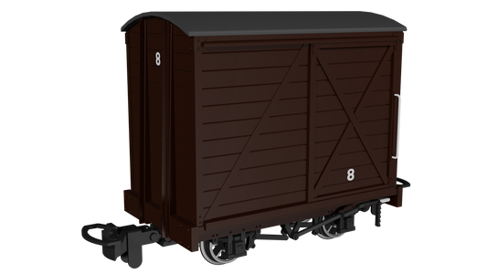 Rapido 990302 Covered Van, Plain Brown No.8, OO9 Gauge *PRE ORDER £25.16*