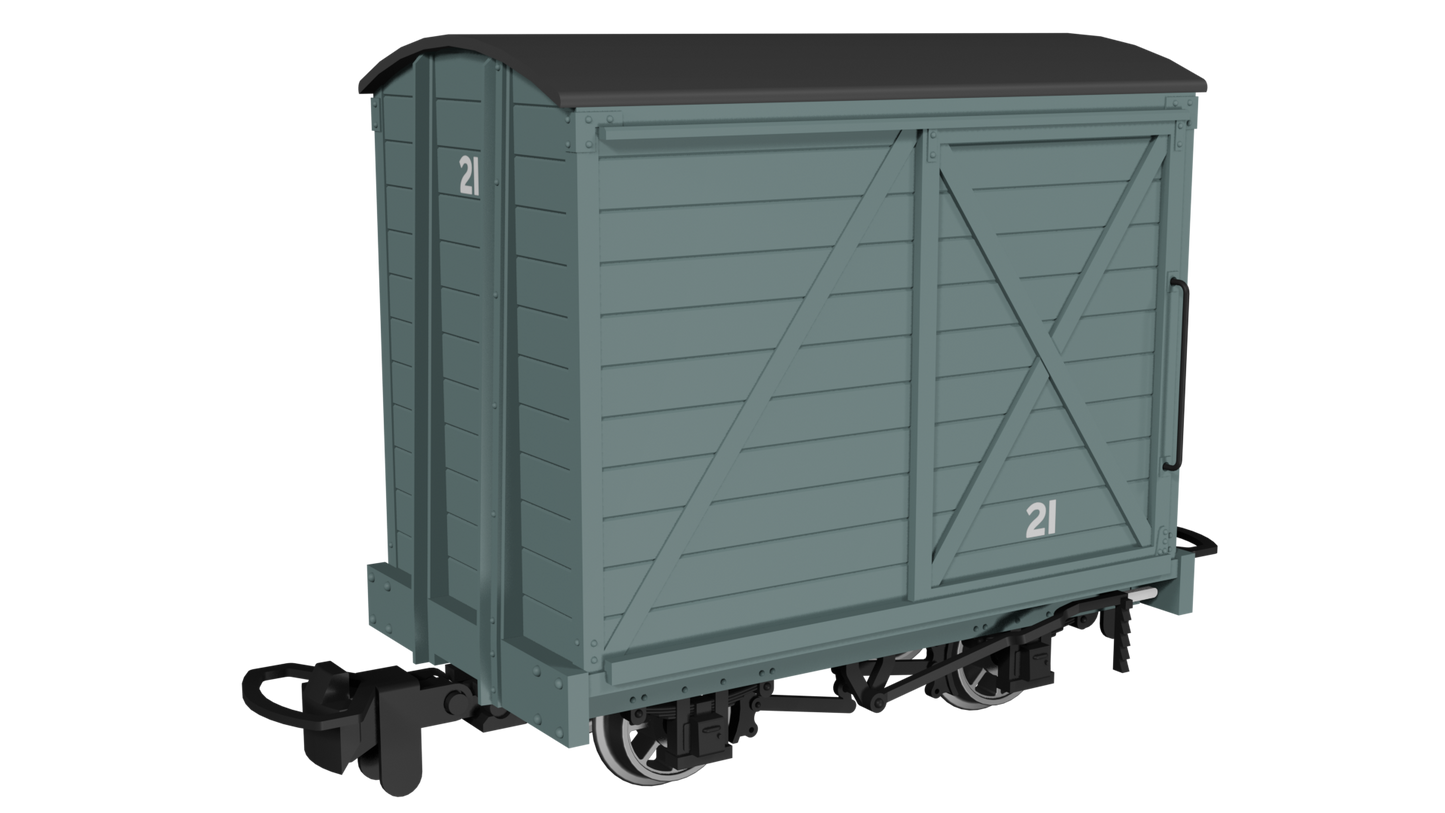 Rapido 990304 Covered Van, Plain Grey No.21, OO9 Gauge *PRE ORDER £25.16*