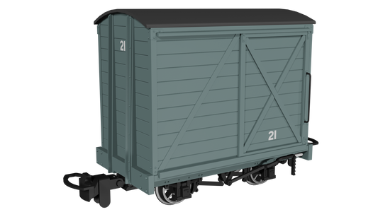 Rapido 990304 Covered Van, Plain Grey No.21, OO9 Gauge *PRE ORDER £25.16*