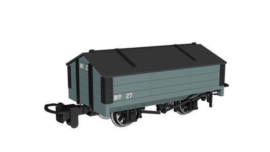 Rapido 990403 Peaked Roof Van, Plain Grey No.27, OO9 Gauge *PRE ORDER £23.36*
