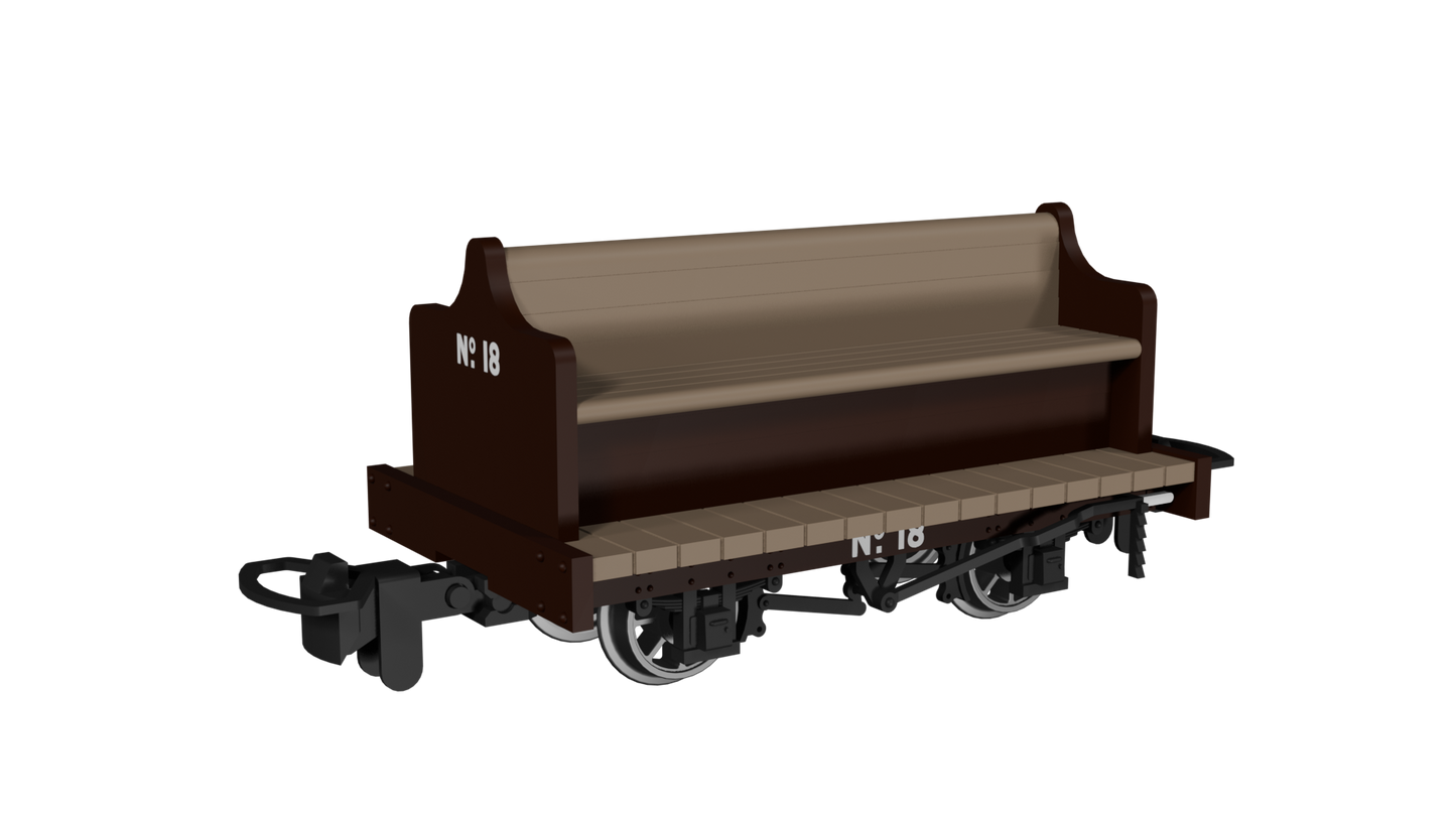 Rapido 990501 Manrider, Plain Brown No.18, OO9 Gauge *PRE ORDER £23.36*