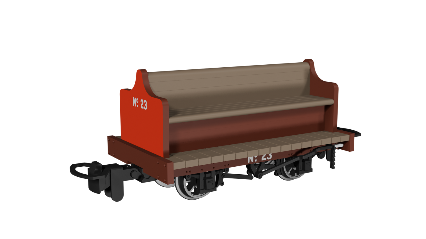 Rapido 990502 Manrider, Brown with Red Ends No.23, OO9 Gauge *PRE ORDER £23.36*