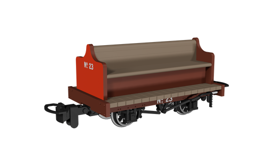 Rapido 990502 Manrider, Brown with Red Ends No.23, OO9 Gauge *PRE ORDER £23.36*