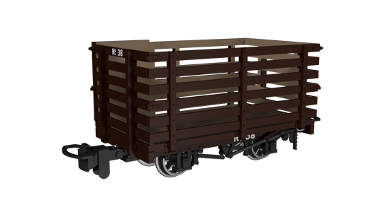 Rapido 990604 Livestock Wagon, Plain Brown No.38, OO9 Gauge *PRE ORDER £25.16*
