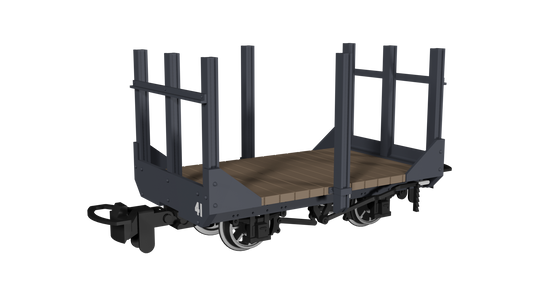 Rapido 990701 Stake Wagon, Plain Dark Grey No.41, OO9 Gauge *PRE ORDER £23.36*