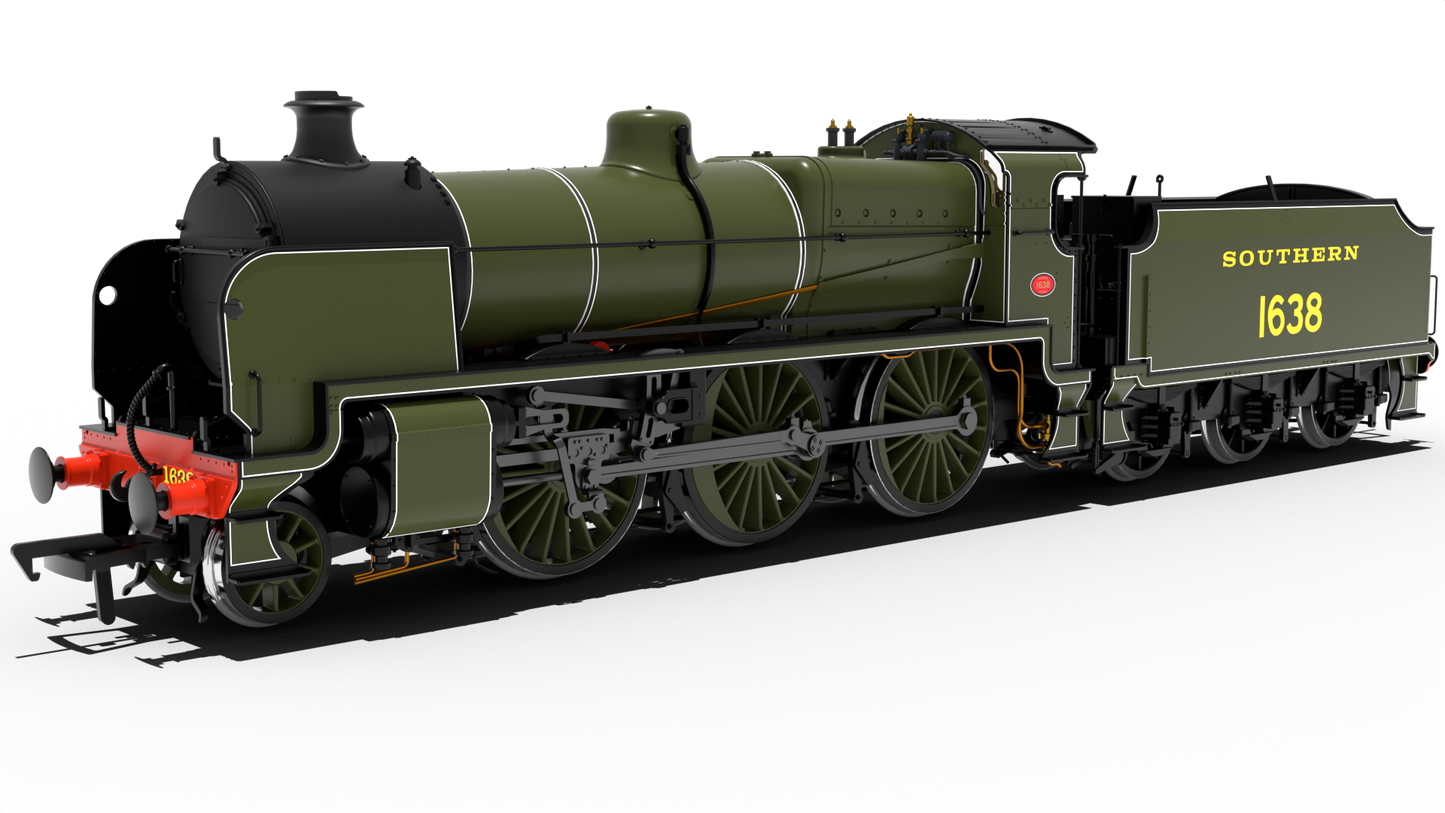 Rapido 992003 SR U Class No.1638, SR Lined Olive, DCC Ready, OO Gauge *PRE ORDER £195.46*