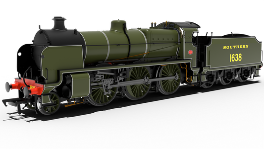 Rapido 992503 SR U Class No.1638, SR Lined Olive, DCC Sound Fitted, OO Gauge *PRE ORDER £293.21*