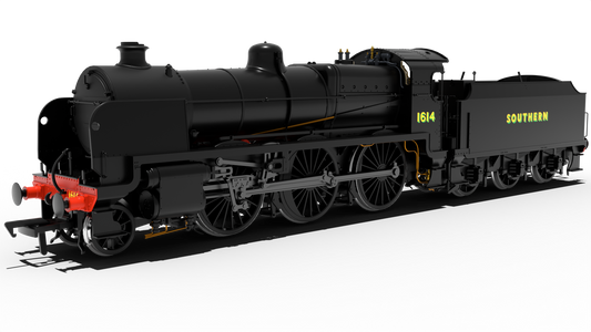 Rapido 992504 SR U Class No.1614, SR Black w/ Sunshine Lettering, DCC Sound Fitted, OO Gauge *PRE ORDER £293.21*