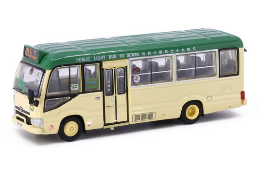 Tiny ATC65035 Toyota Coaster B70 Green Mini Bus Shek Mun 1:76 Scale