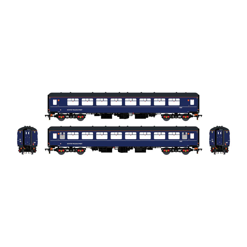 Accurascale ACC2912 BR Mk.2b TSO 5453 South Wales & West blue OO Gauge *PRE ORDER £79.99*