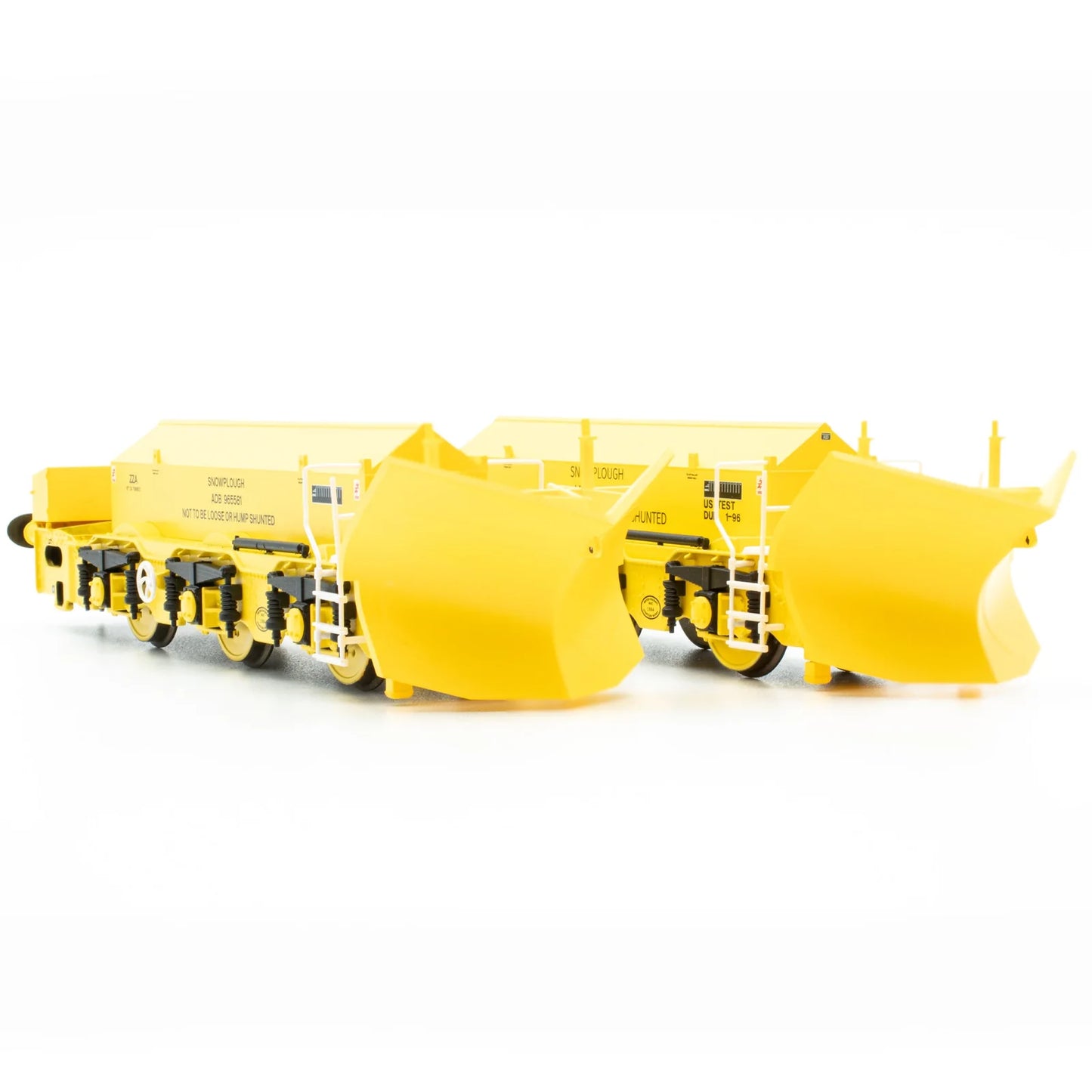 Accurascale ACC3040 Beilhack Snowplough ZZA ADB965580/581 BR yellow (ex Class 40), OO Gauge