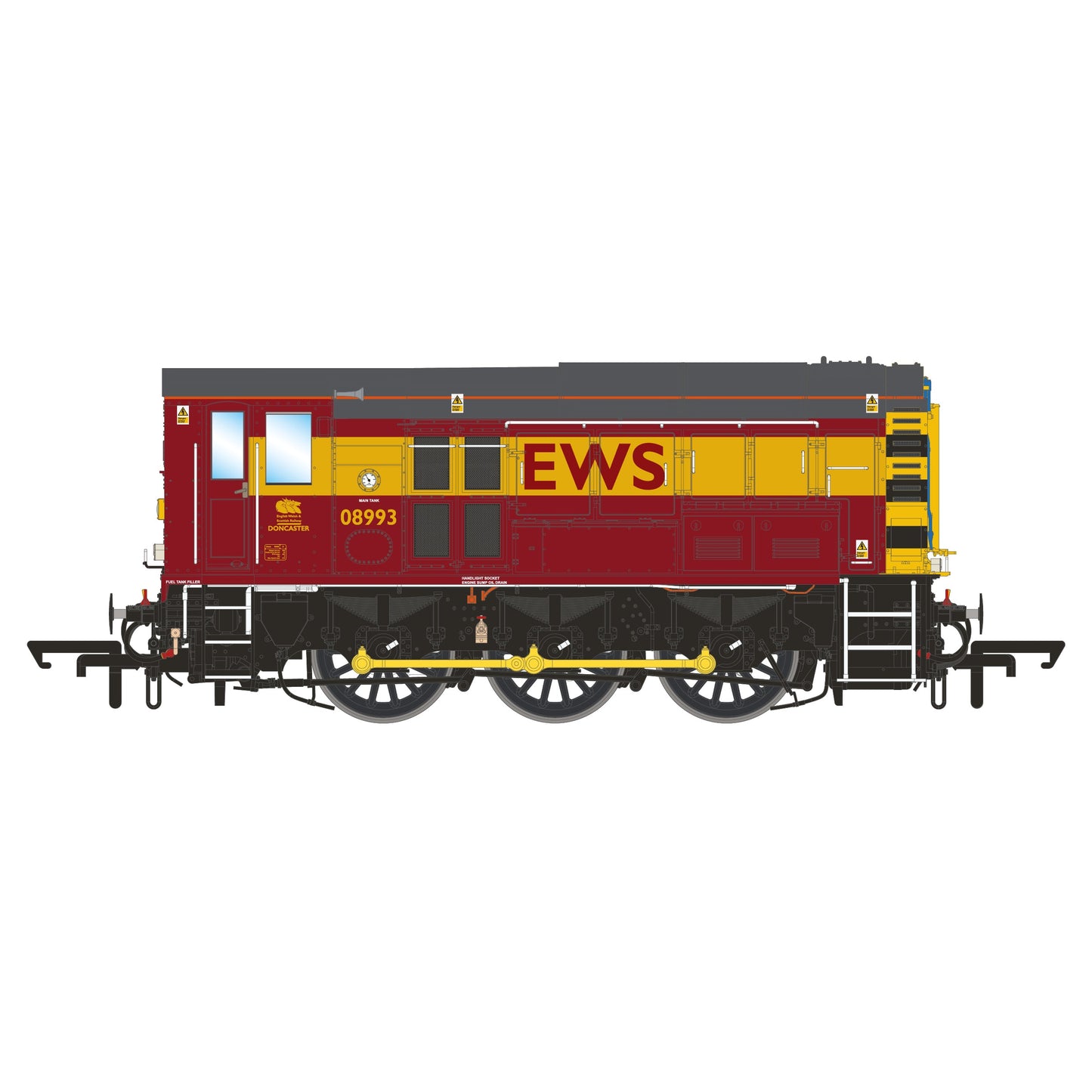 Accurascale ACC3197 BR Class 08/9 EWS Maroon 08993 OO Gauge *PRE ORDER £159.99*