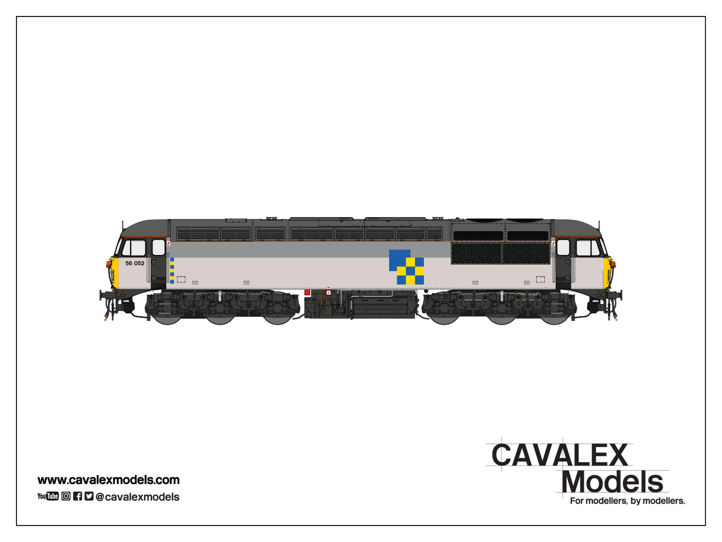 Cavalex CM - 56052 - TGC SF Class 56, 56052 Construction Sector, DCC SOUND, OO Gauge *PRE ORDER £289.95*