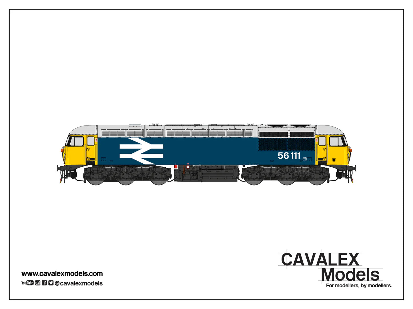 Cavalex CM - 56111 - LL Class 56, 56111 Large Logo, OO Gauge *PRE ORDER £189.95*