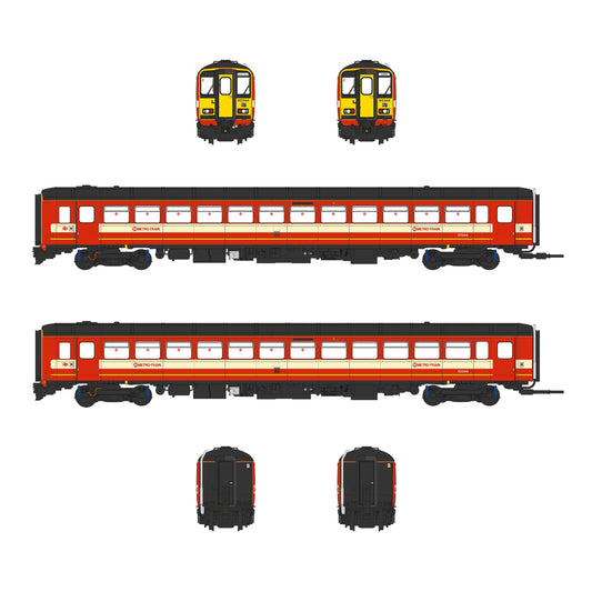 Accurascale ACC3518 x Heljan Class 155 - West Yorkshire PTE - 155344 - OO Scale *PRE ORDER £219.98*