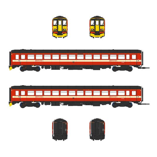 Accurascale ACC3520 x Heljan Class 155 - West Yorkshire PTE - 155345 - OO Scale *PRE ORDER £219.98*
