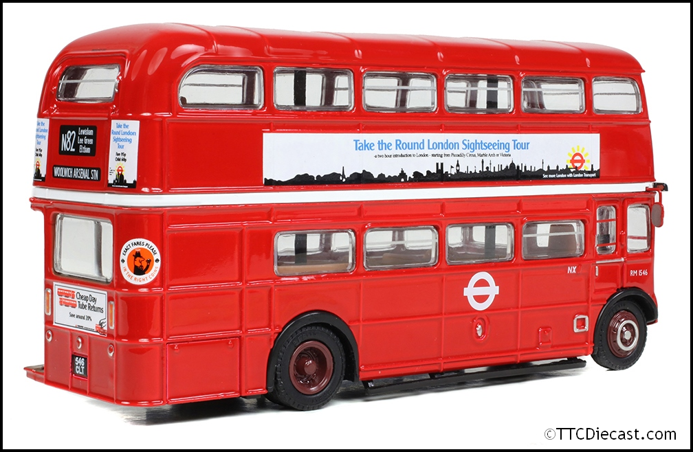 EFE E41703 AEC Routemaster RM1546 London Transport Route N82 Woolwich Arsenal Stn *LAST FEW*