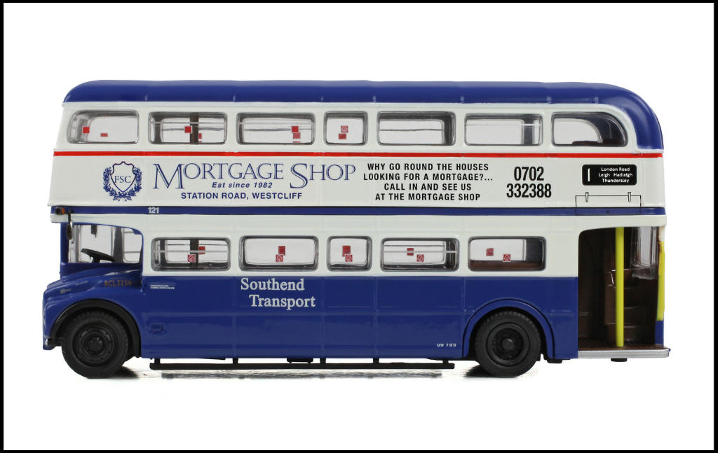 EFE E42304,  AEC Routemaster RCL2256 Southend Transport 121, Service 1